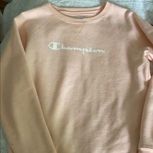 pink champion crew neck